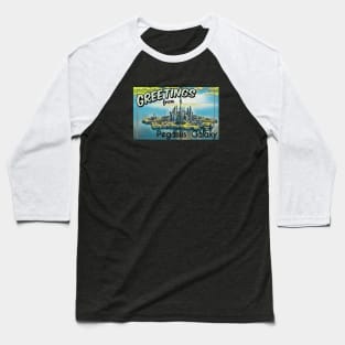 Pegasus Postcard Shirt Baseball T-Shirt